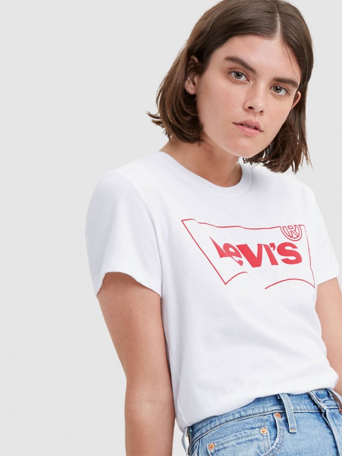 Camiseta Mujer Blanco Levis