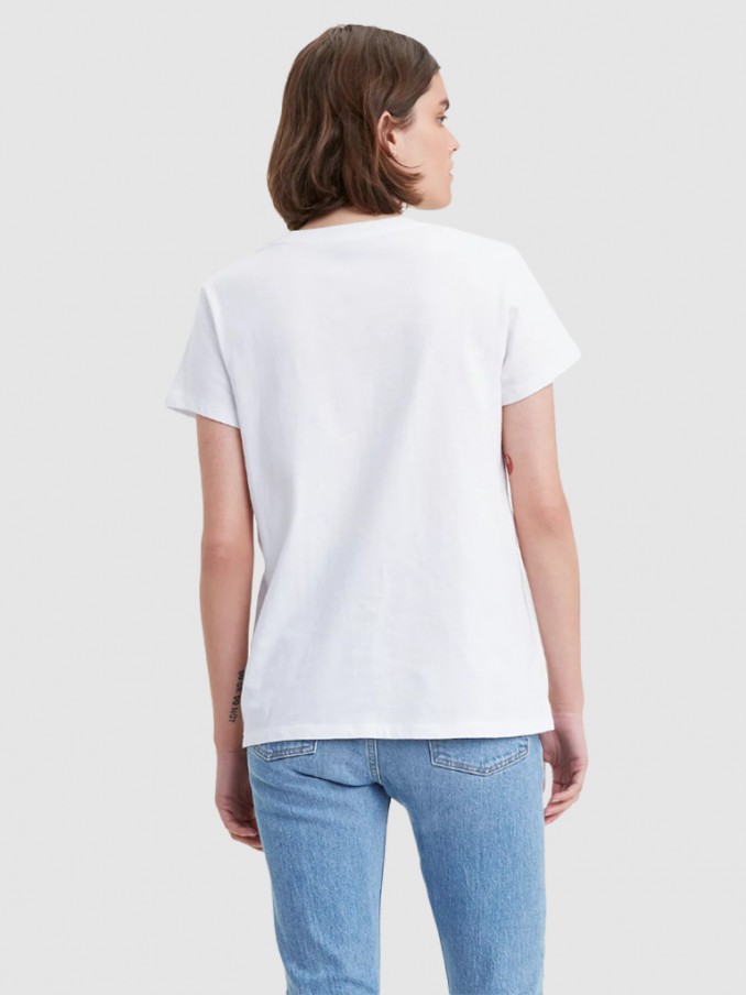 Camiseta Mujer Blanco Levis