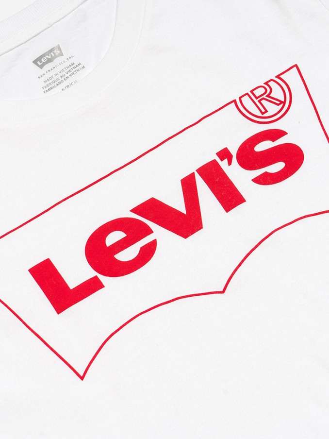 Camiseta Mujer Blanco Levis
