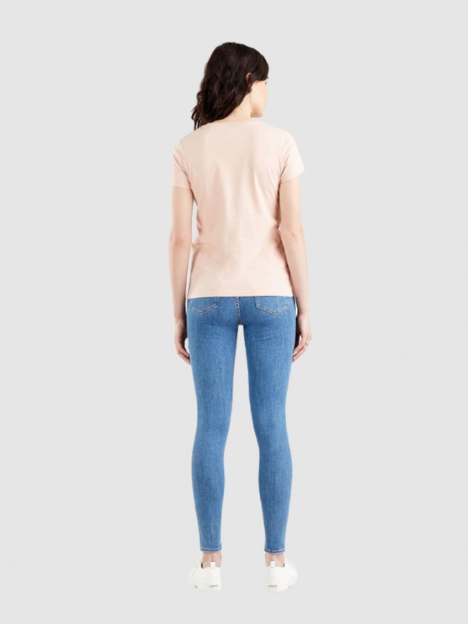 Camiseta Mujer Rosa Claro Levis
