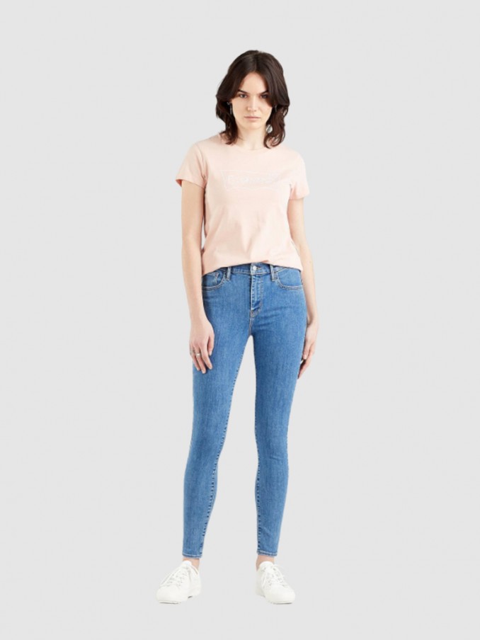 Camiseta Mujer Rosa Claro Levis