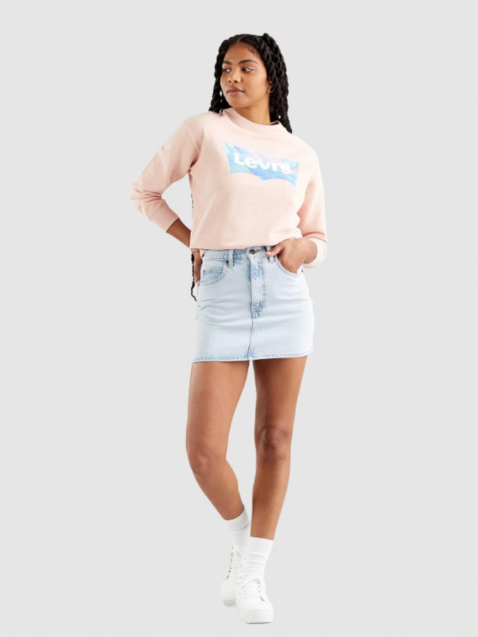 Sweatshirt Mujer Rosa Levis