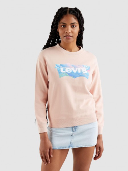 Sweatshirt Woman Rose Levis