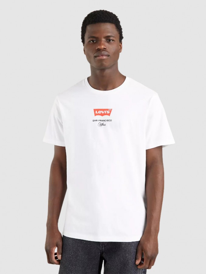 T-Shirt Man White Levis