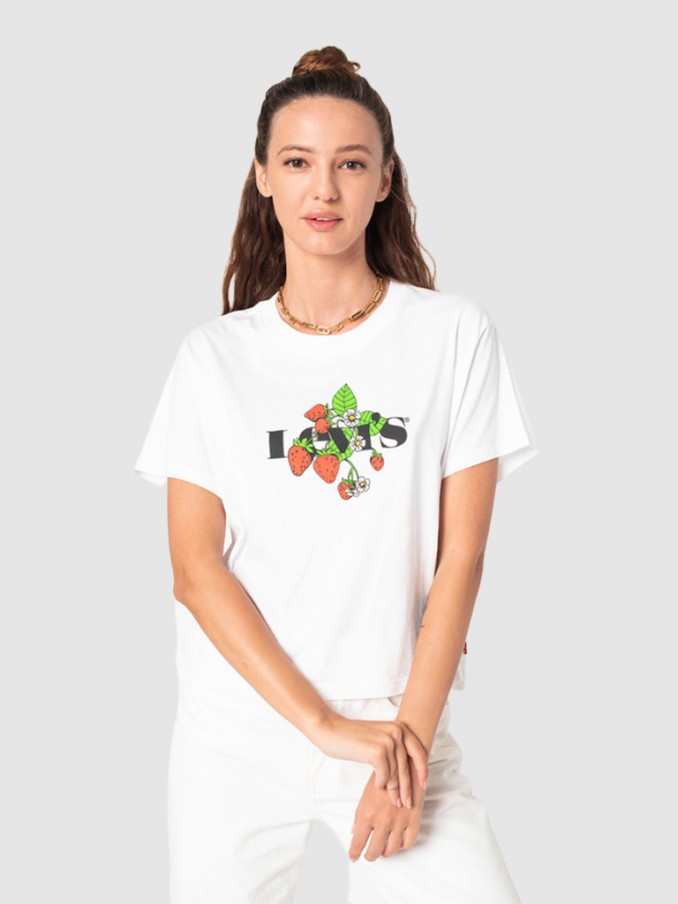 Camiseta Mujer Blanco Levis