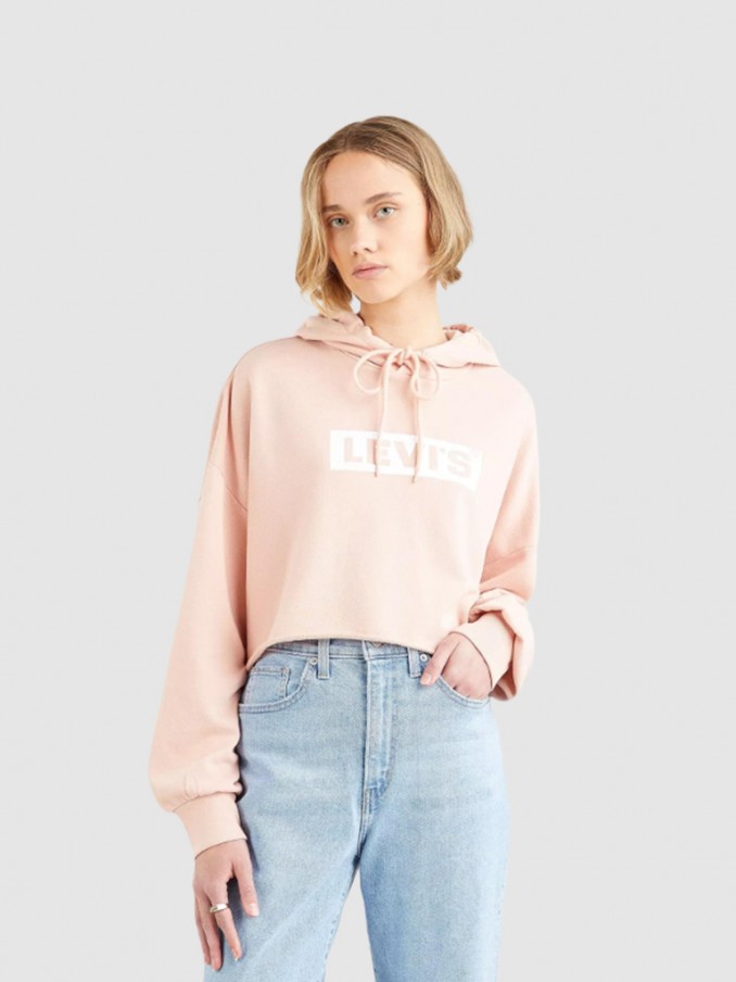 Sweatshirt Mujer Rosa Levis