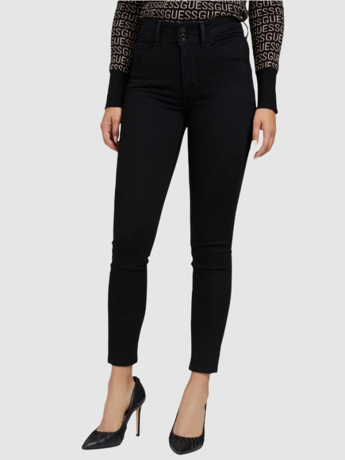 Pantalones Mujer Negro Guess - W1Ba34D4F51 | Mellmak