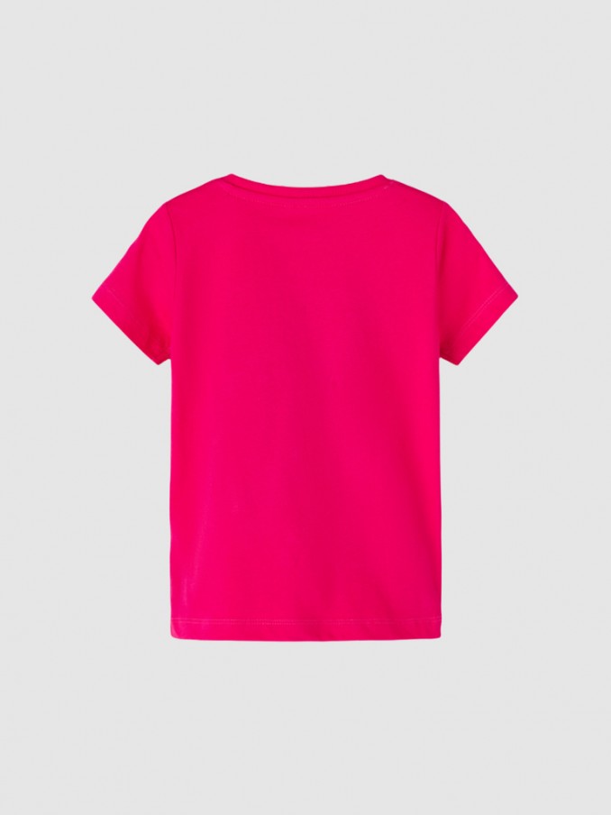 Camiseta Niña Rosa Fucsia Name It