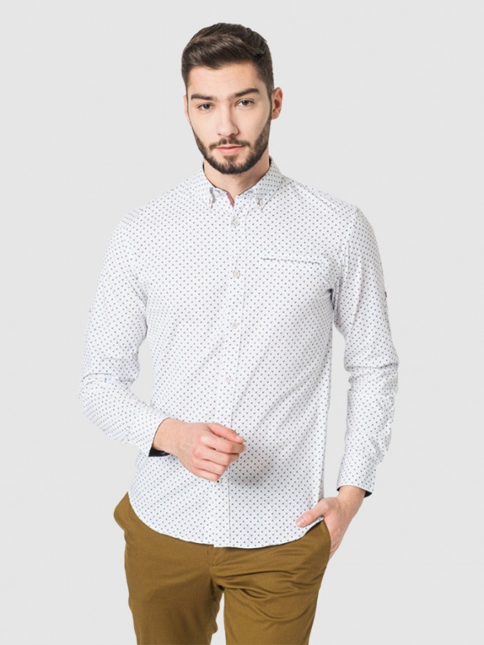 Camisa Hombre Blanco Jack & Jones