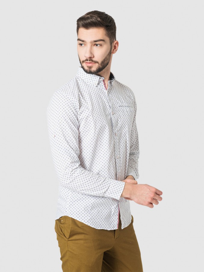 Camisa Hombre Blanco Jack & Jones