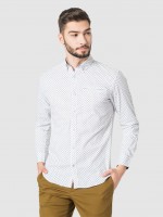 Camisa Hombre Blanco Jack & Jones Camisa Hombre Blanco Jack & Jones