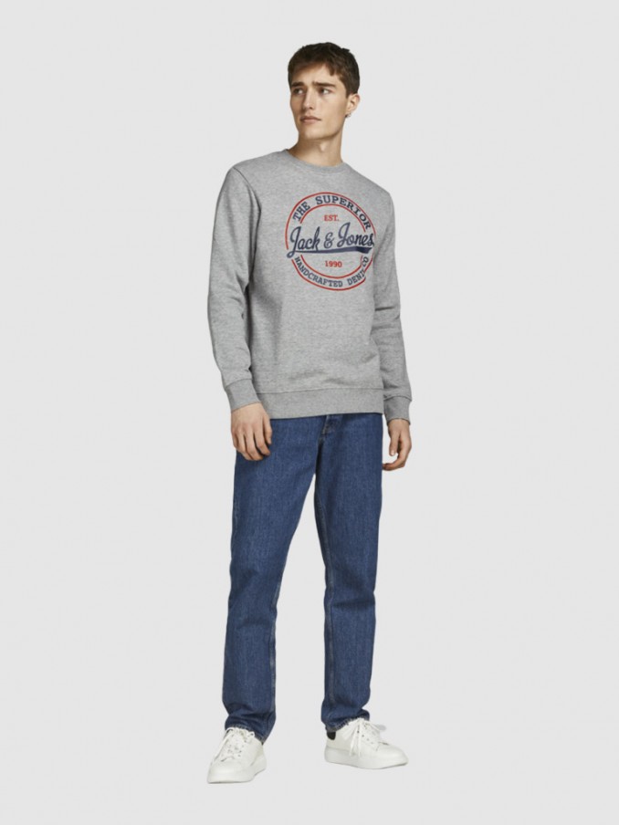 Sweatshirt Hombre Gris Jack & Jones