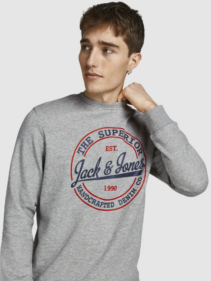 Sweatshirt Hombre Gris Jack & Jones