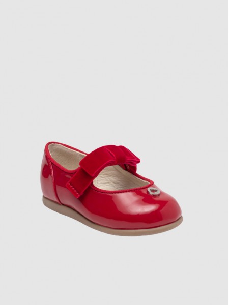 Zapatos Bebe Niña Rojo Mayoral