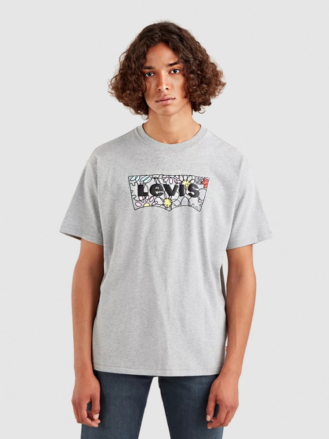 Camiseta Hombre Gris Levis
