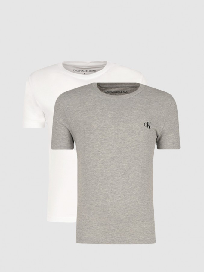 Pack 2 T-Shirts Menino Monogram Calvin Klein
