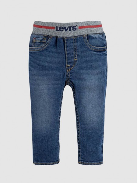 Pants Boy Navy Blue Levis
