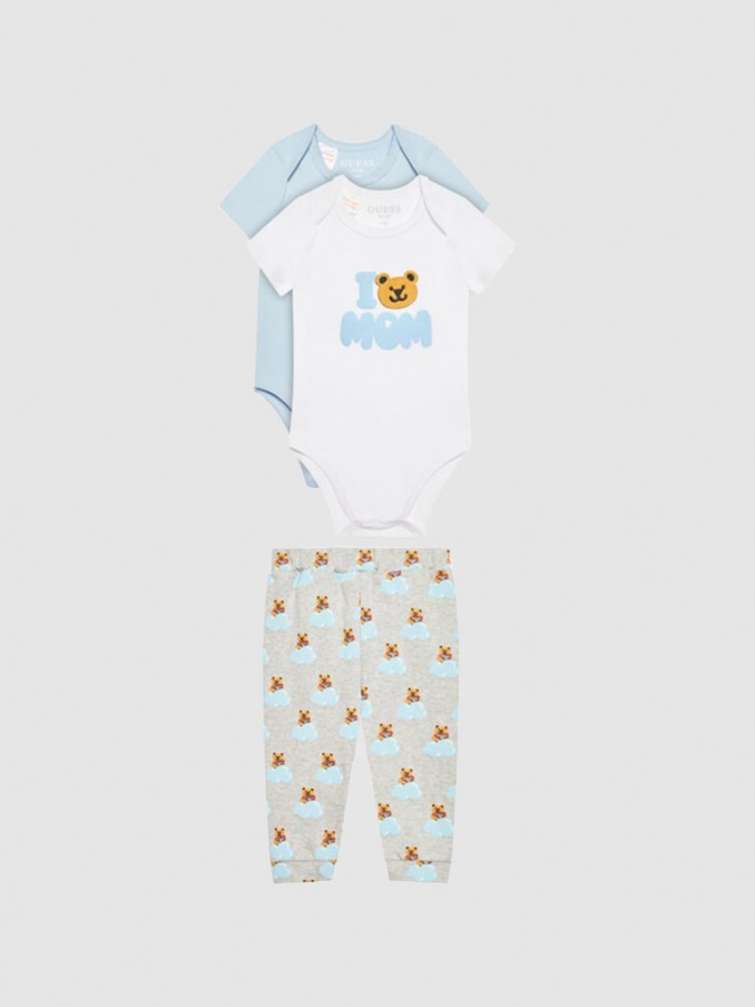 Set Baby Boy Blue Guess