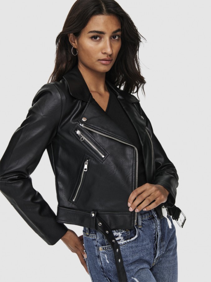 Chaqueta Mujer Negro Only