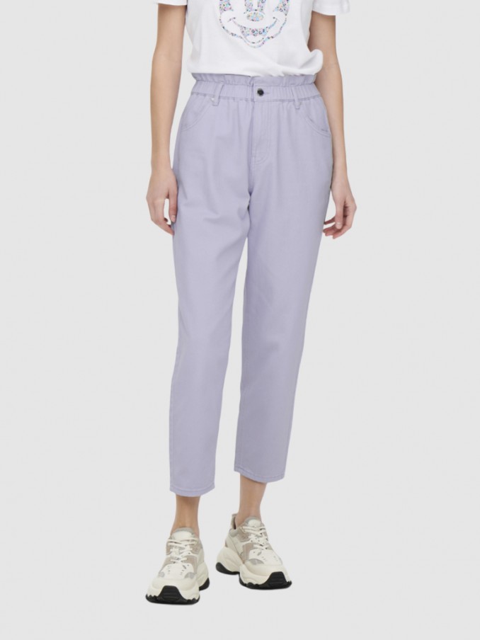 Pants Woman Lilac Only
