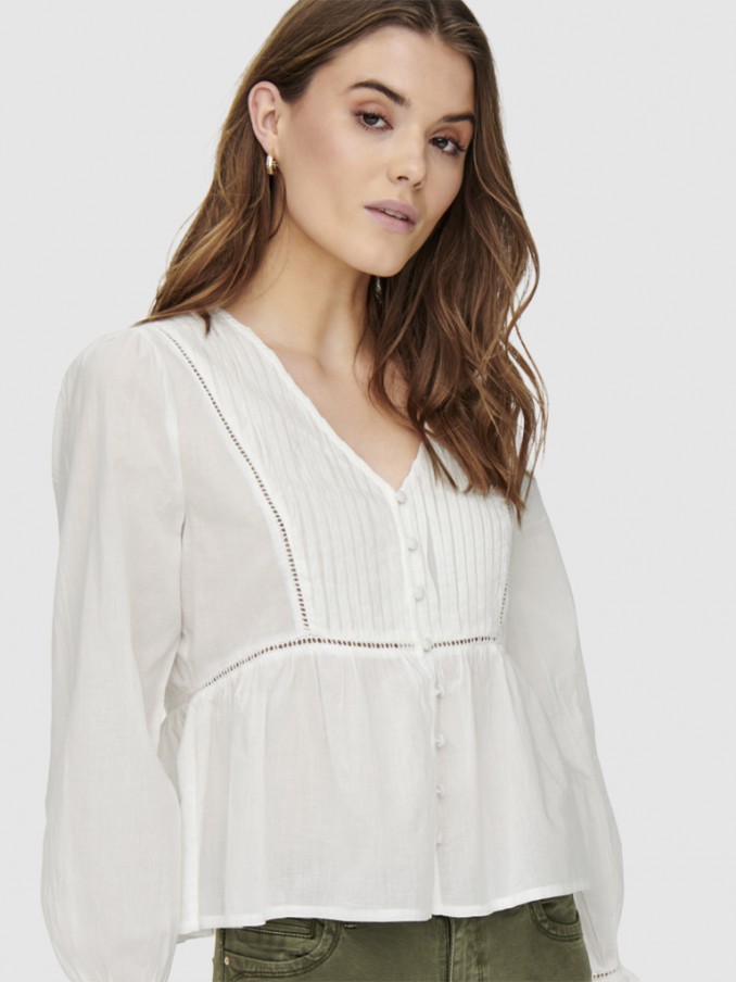 Blusa Mujer Blanco Only