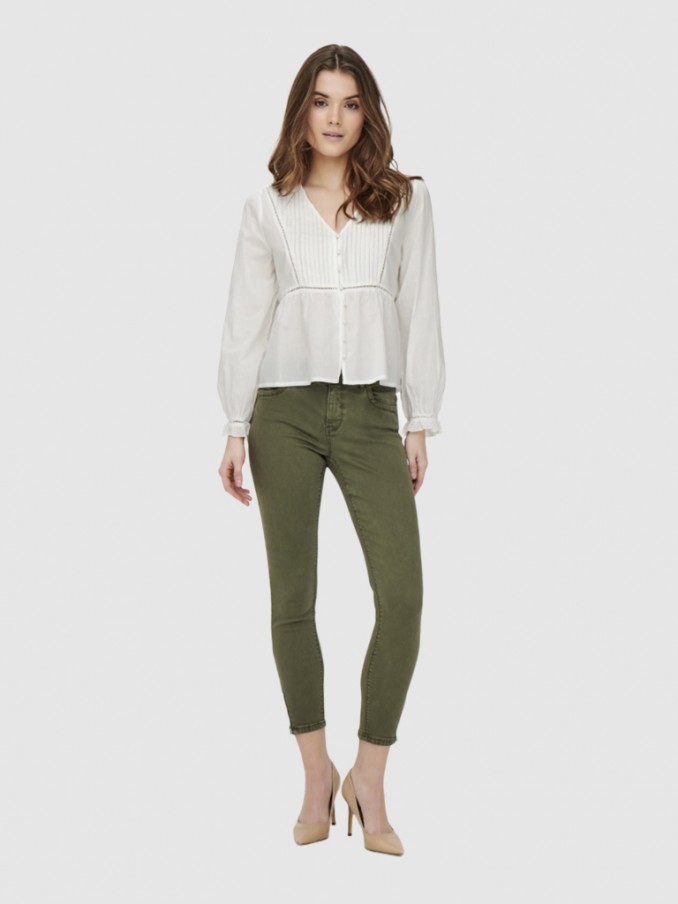 Blusa Mujer Blanco Only
