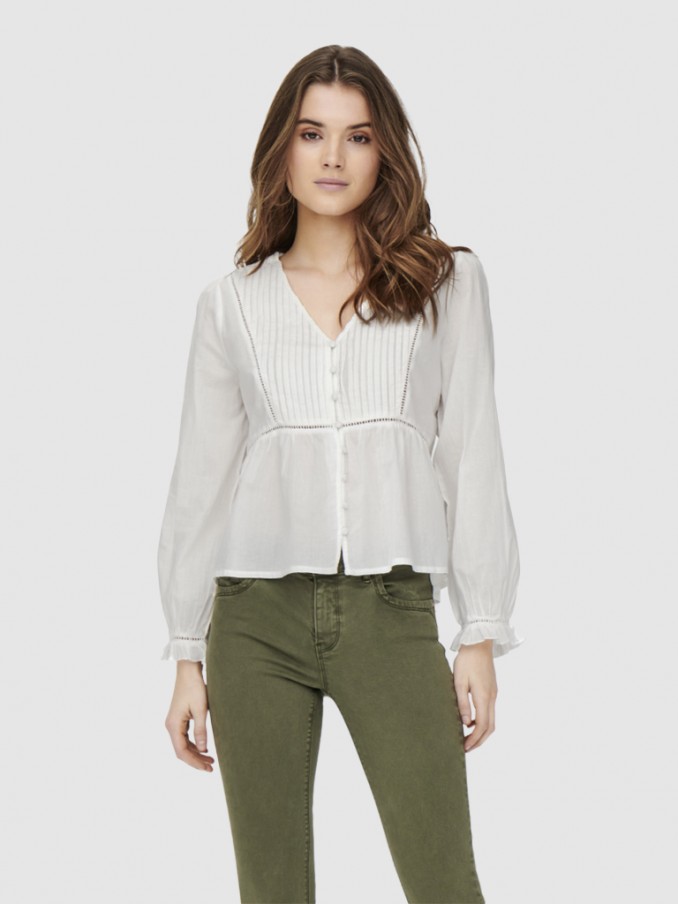 Blusa Mujer Blanco Only