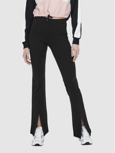 Pantalones Mujer Negro Only