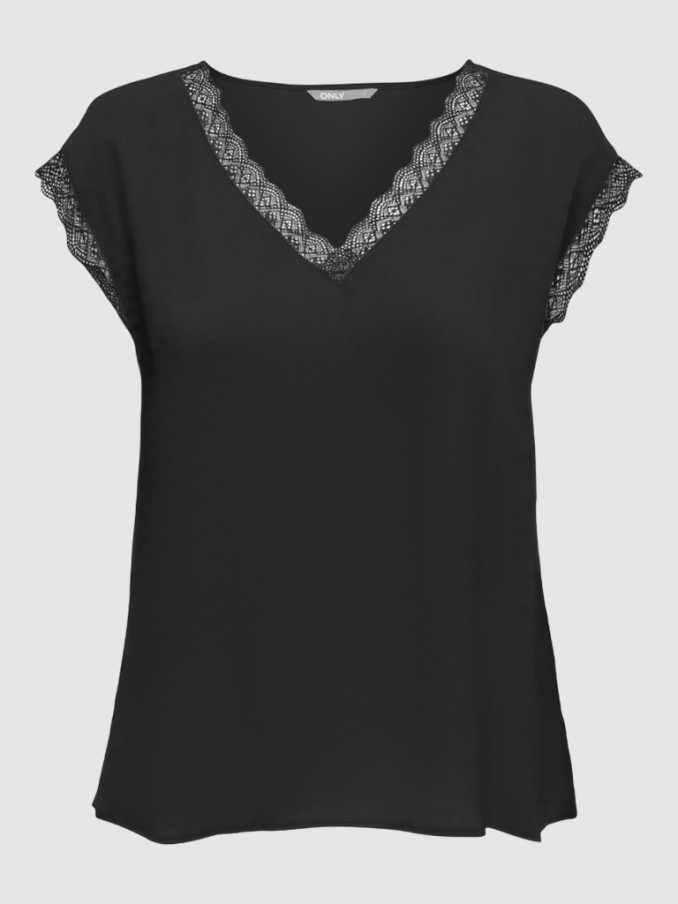 Blusa Mujer Negro Only