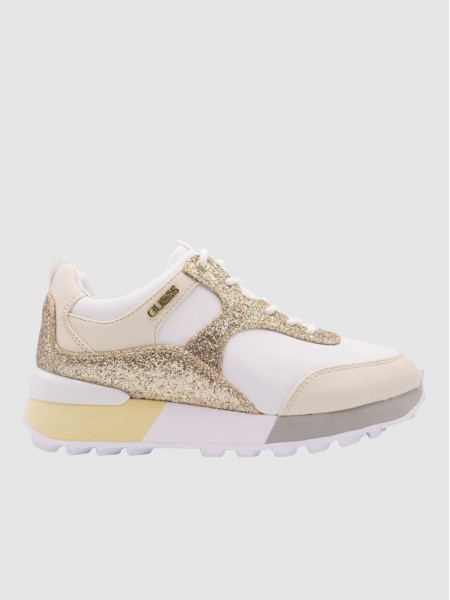 Sneakers Woman Golden Guess
