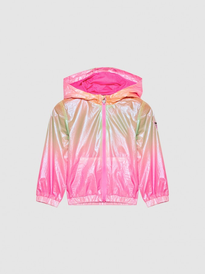 guess rainbow jacket