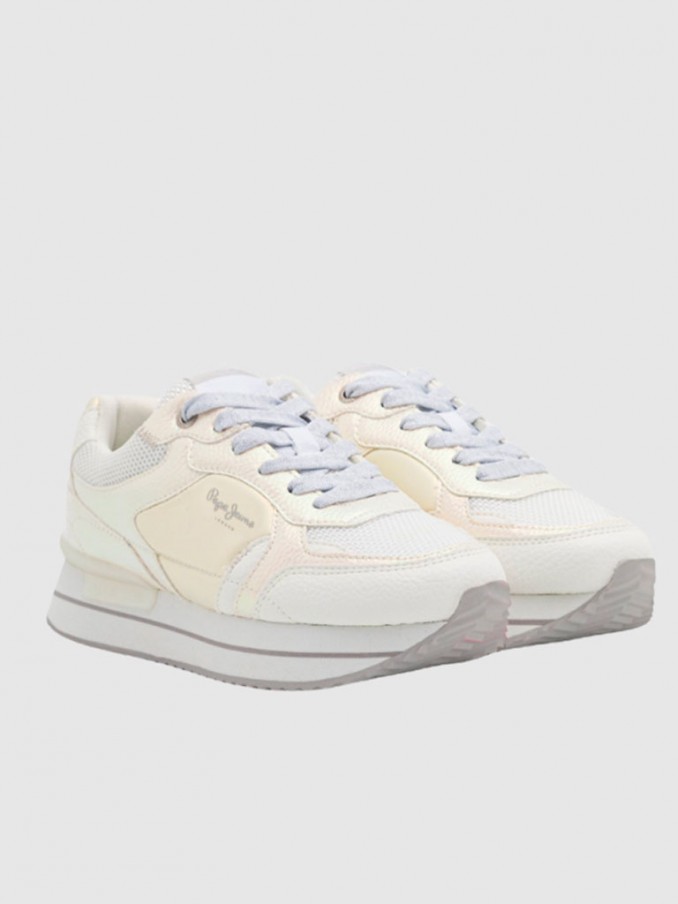 Sneakers Woman White Pepe Jeans London