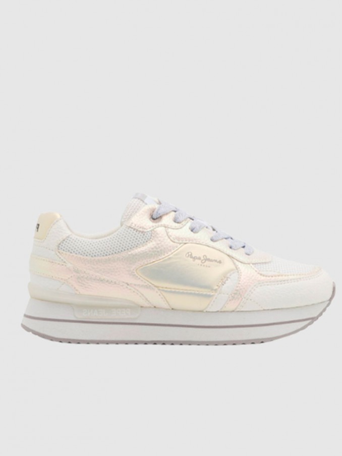 Sneakers Woman White Pepe Jeans London