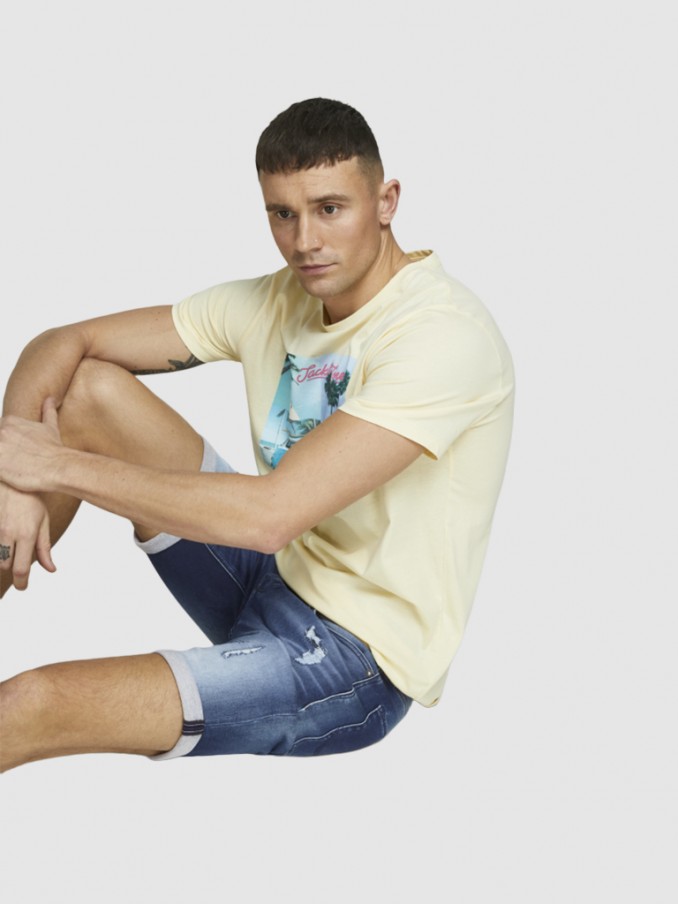 Pantalones Cortos Hombre Jeans Jack & Jones