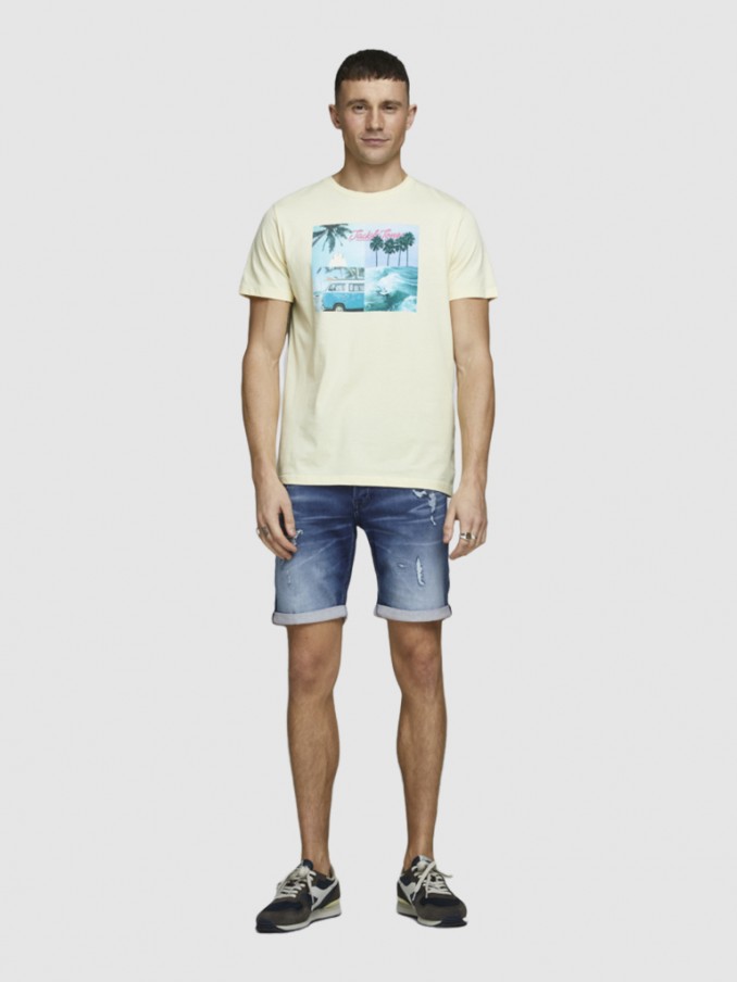 Pantalones Cortos Hombre Jeans Jack & Jones