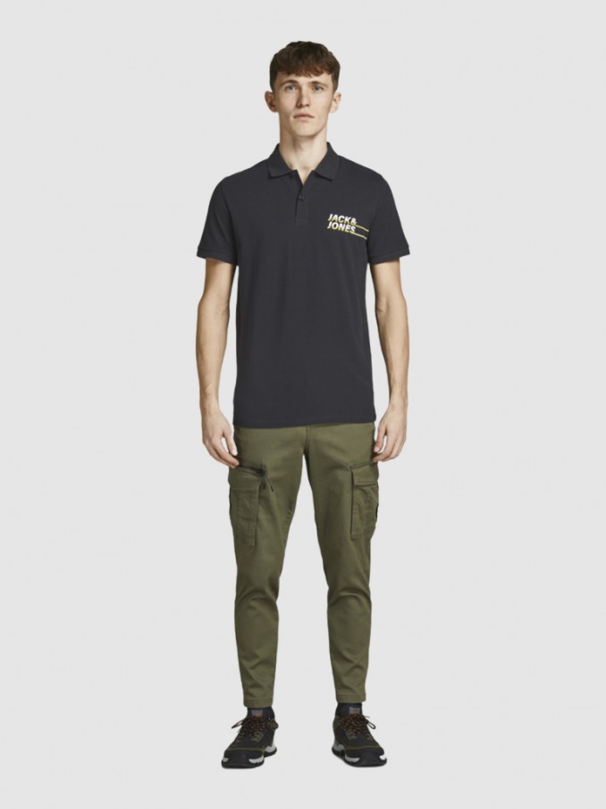 Polo Hombre Negro Jack & Jones