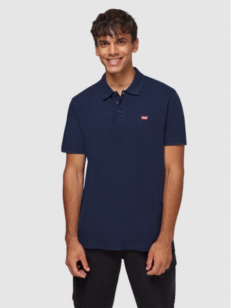 Polo Hombre Azul Marino Levis