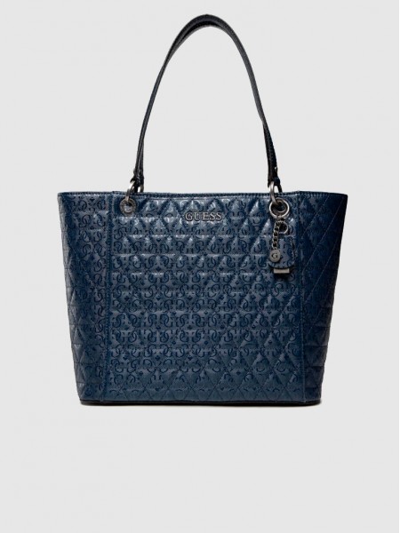 Handbag Woman Blue Guess