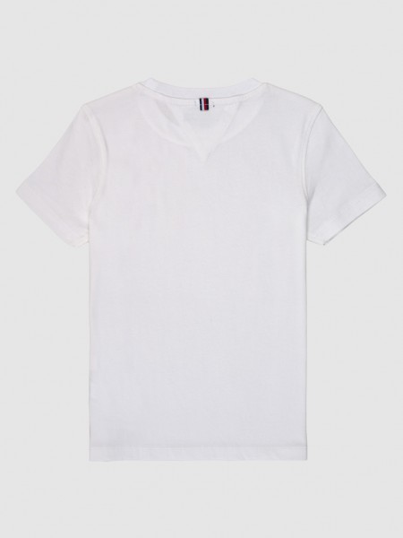 Camiseta Ni�o Blanco Tommy Jeans Kids