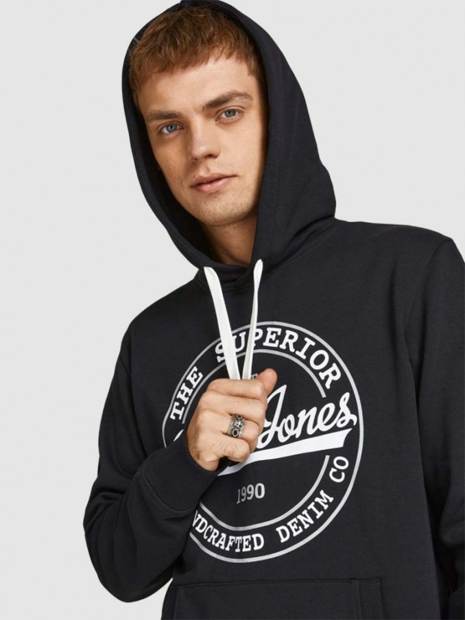 Sweatshirt Hombre Negro Jack & Jones