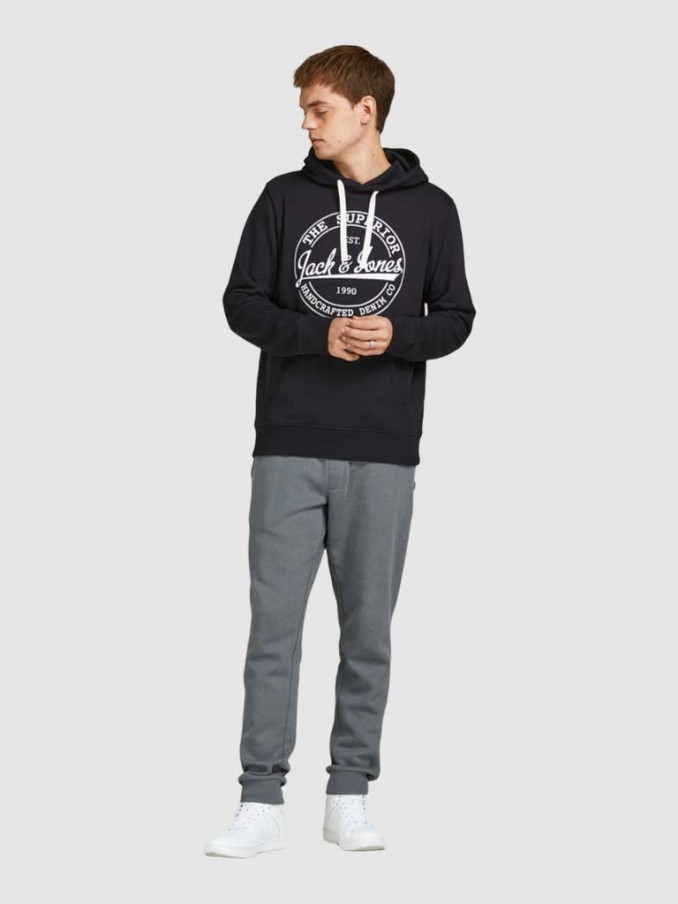 Sweatshirt Hombre Negro Jack & Jones