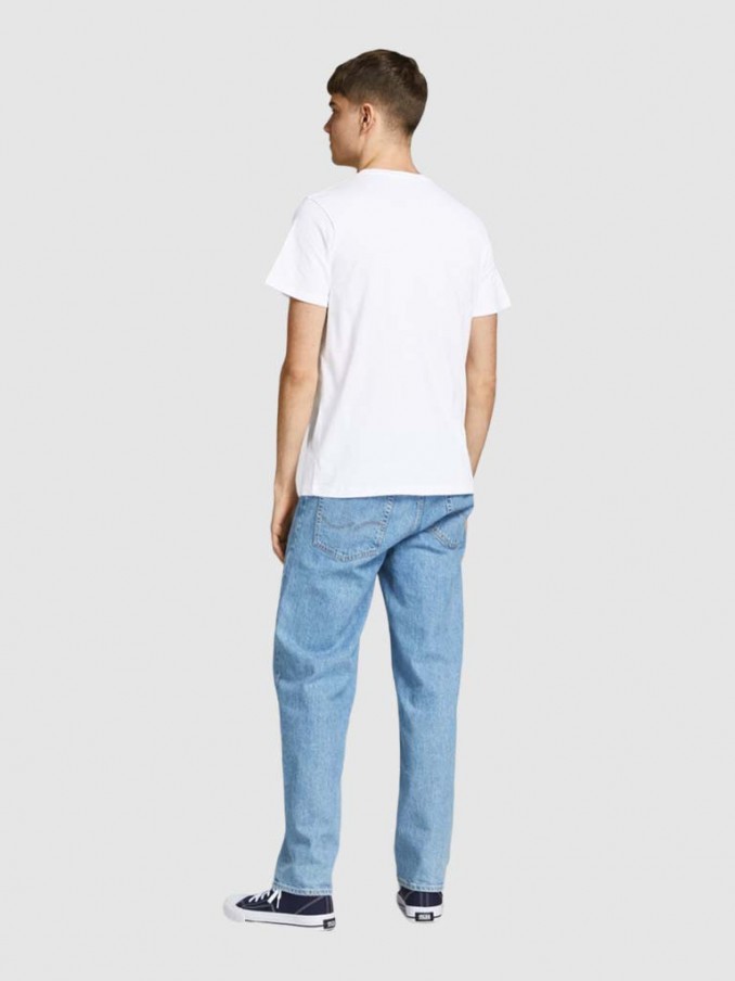 Camiseta Hombre Blanco Jack & Jones