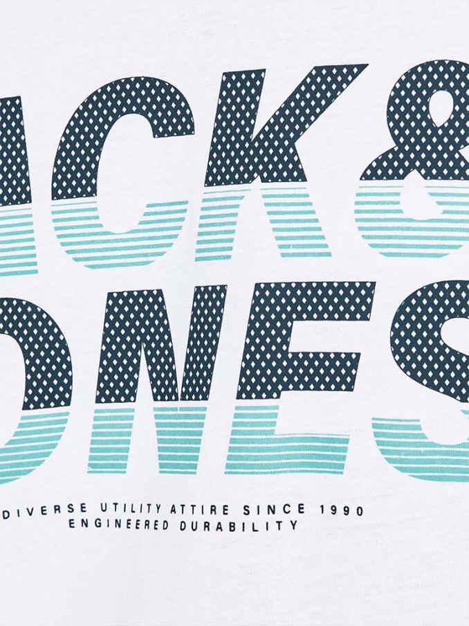 Camiseta Hombre Blanco Jack & Jones