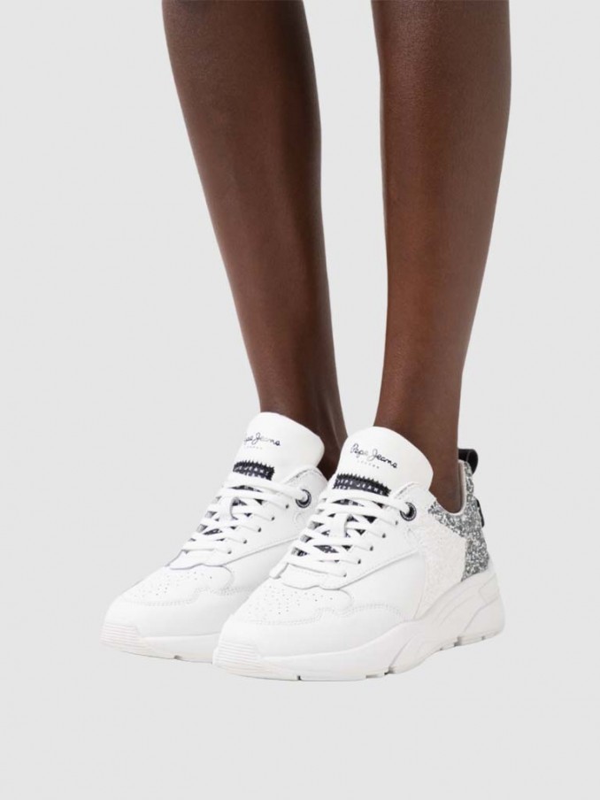 Sneakers Woman White Pepe Jeans London