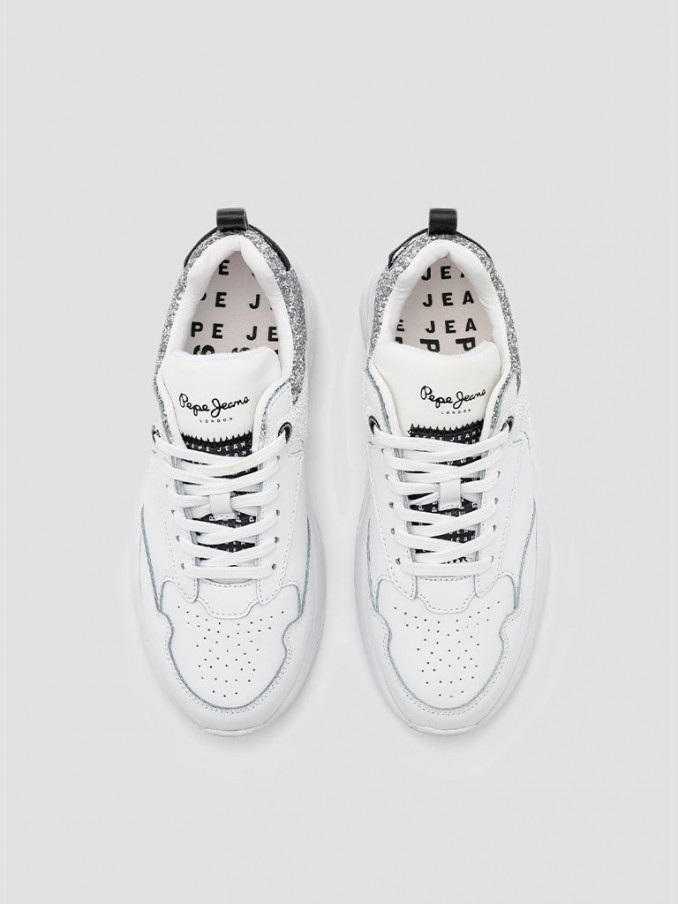 Sneakers Woman White Pepe Jeans London