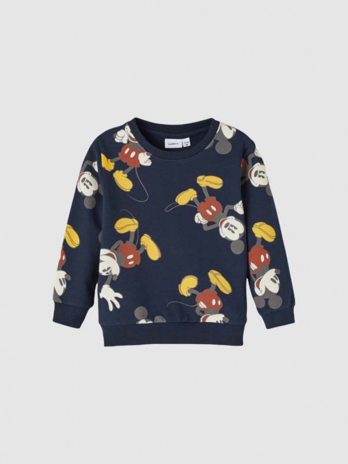 Sweatshirt Niño Azul Marino Name It