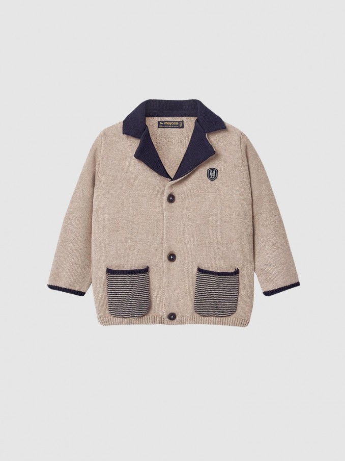 Jacket Baby Boy Beige Mayoral