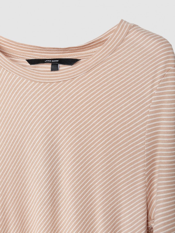 Camiseta Mujer Camello Vero Moda