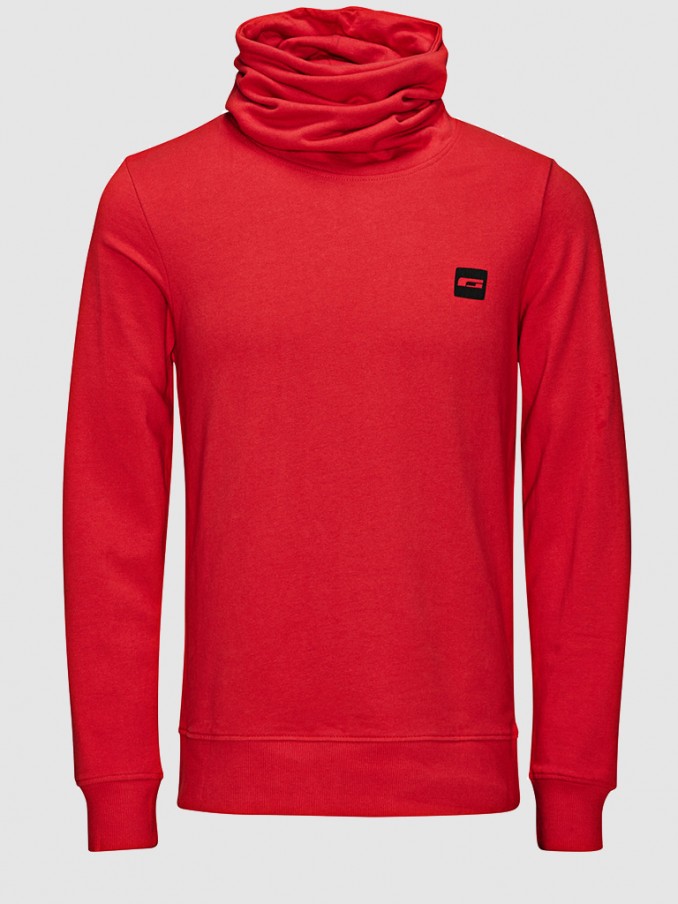 Sweatshirt Hombre Rojo Jack & Jones