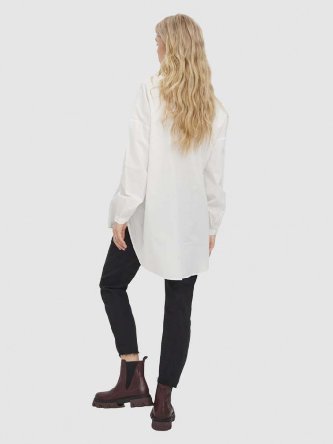 Camisa Mujer Blanco Vero Moda